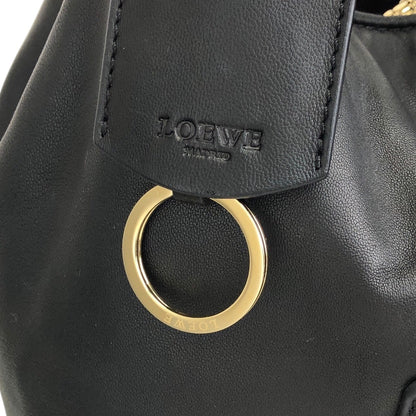 LOEWE Padlock Handbag Black Vintage 3b6srk