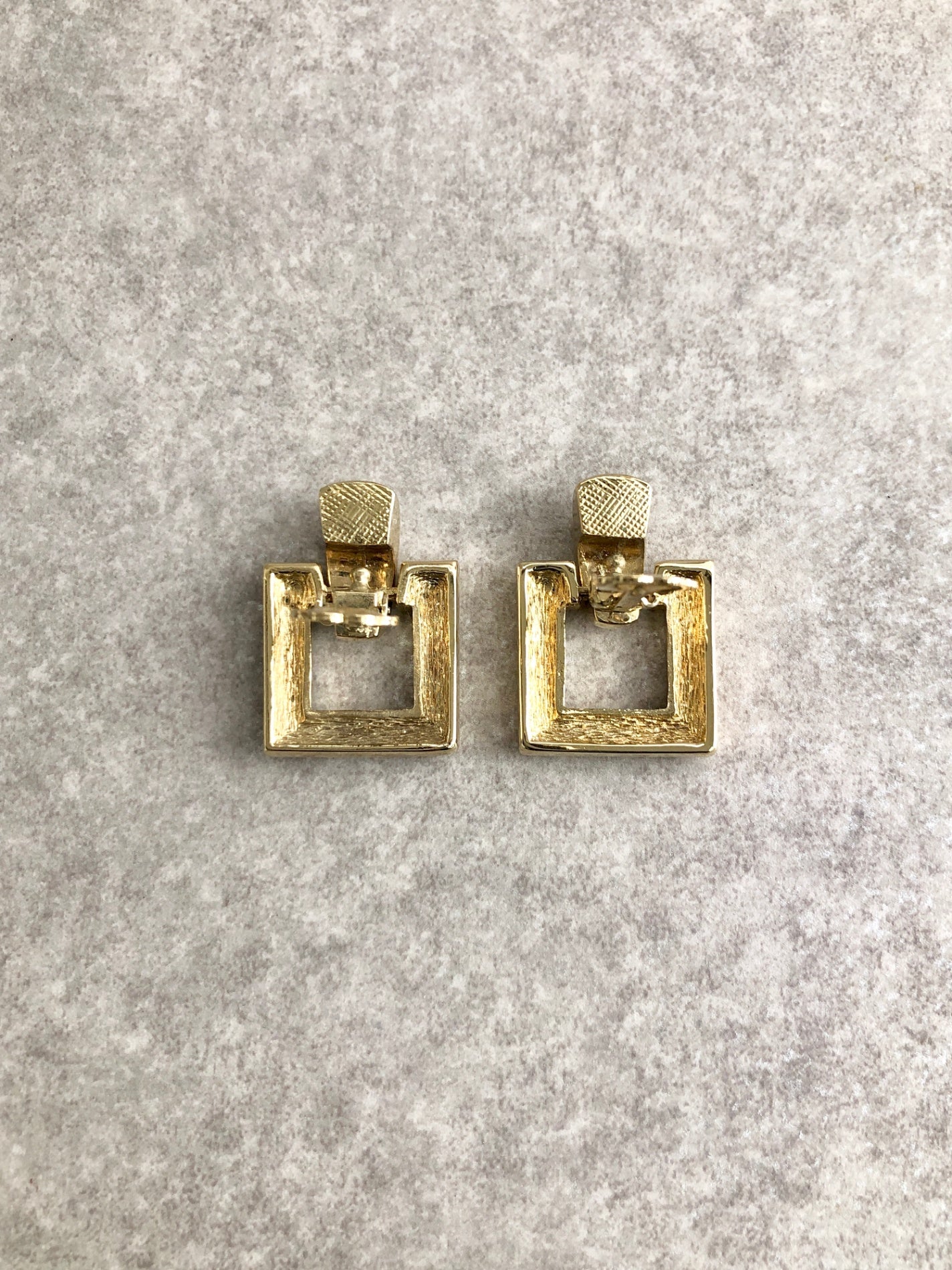 Christian Dior Rhinestone Necklace Earrings Gold Vintage kzzjhg
