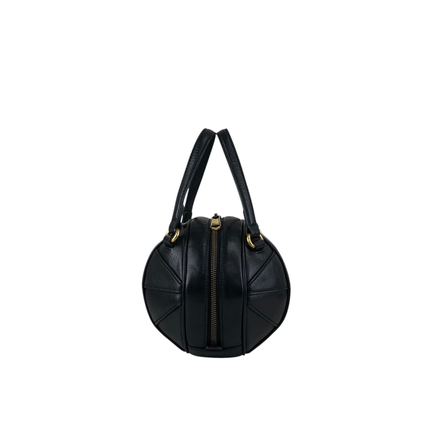GUCCI GG Logo Shoulder bag Black Vintage ym72ux