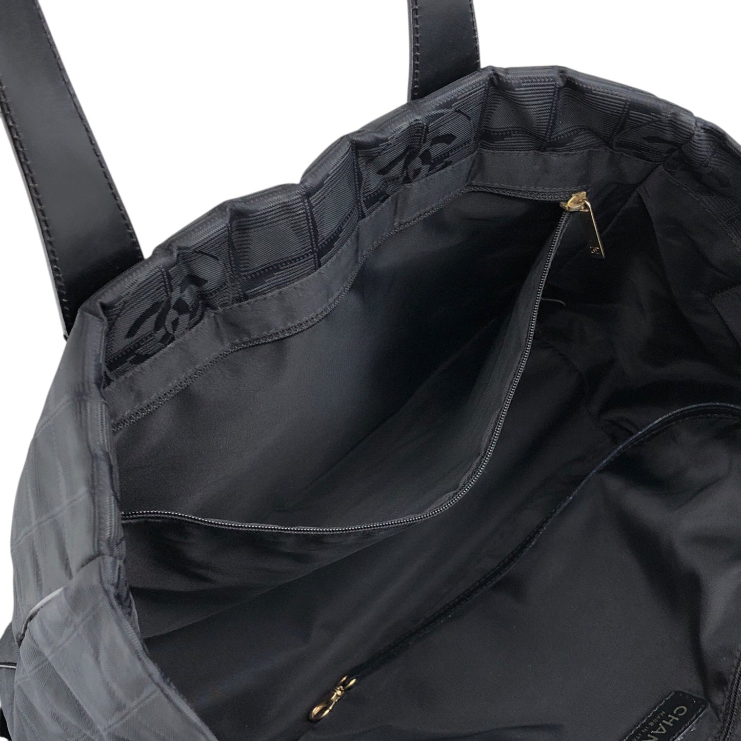 CHANEL New Travel Line Totebag Black Vintage 37n7zy