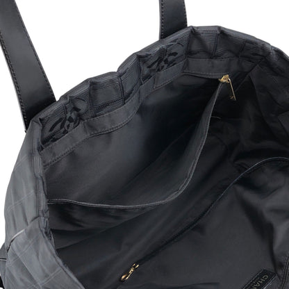 CHANEL New Travel Line Totebag Black Vintage 37n7zy