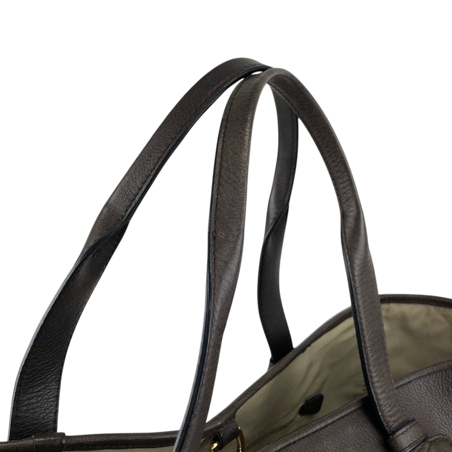 LOEWE Logo Embossed Totebag Brown Vintage je4je4