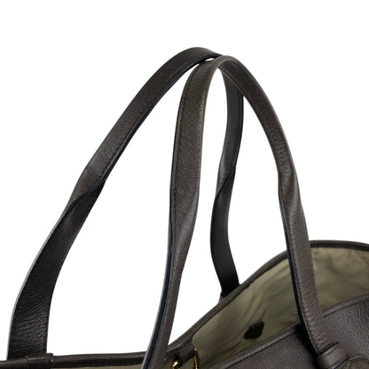 LOEWE Logo Embossed Totebag Brown Vintage je4je4