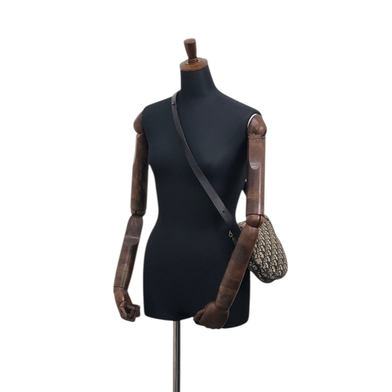 Christian Dior Trotter Shoulder bag Navy Vintage csrvwp
