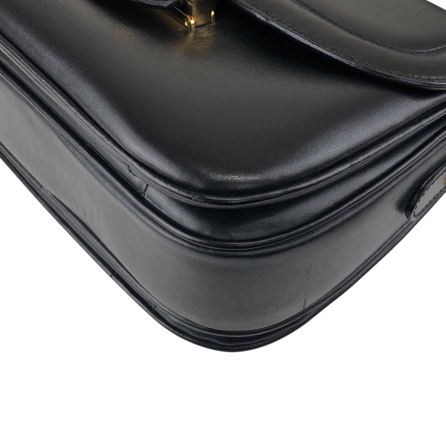 CELINE Blason Shoulder bag Black Vintage ikbdre