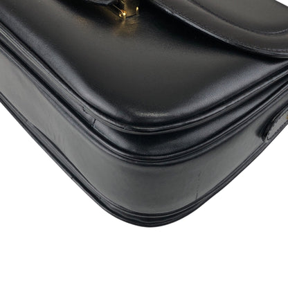 CELINE Blason Shoulder bag Black Vintage ikbdre