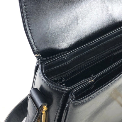 CELINE Triomphe 皮革兩用手提包 單肩包 黑色 復古 eykfkf