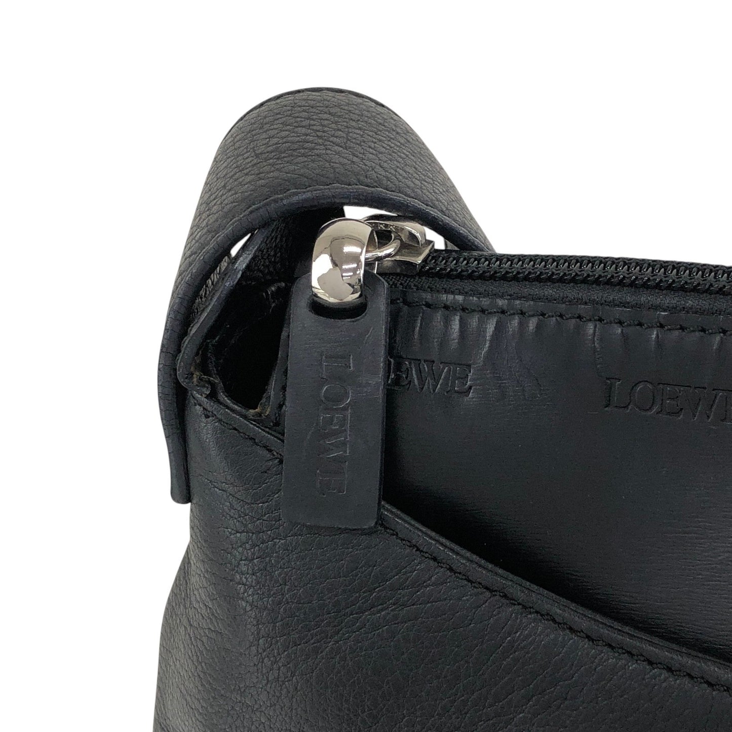 LOEWE Anagram Shoulder bag Black Vintage sxpusg