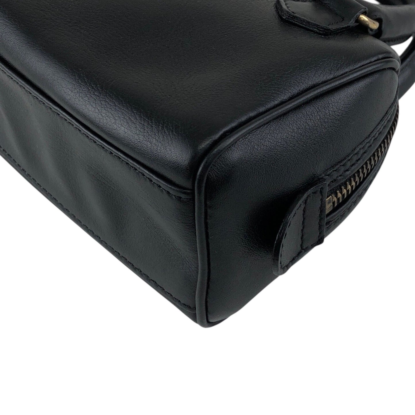 CELINE Two-way Small Handbag Shoulder bag Black Vintage tdajcw