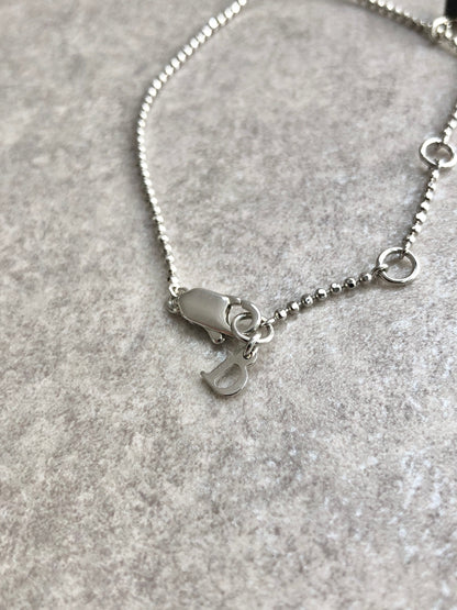 Christian Dior Logo Bracelet Silver Vintage 5ynpw5