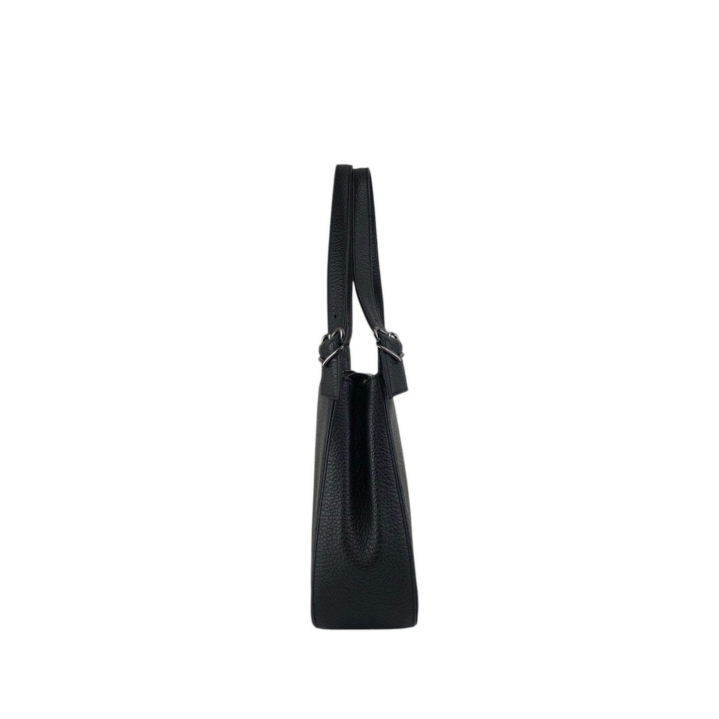 Yves Saint Laurent Logo Shoulder bag Black Vintage p2bexr