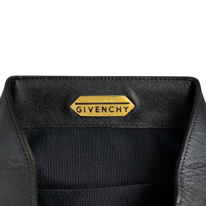 GIVENCHY Turn Lock Handbag Black Vintage zrhm8a