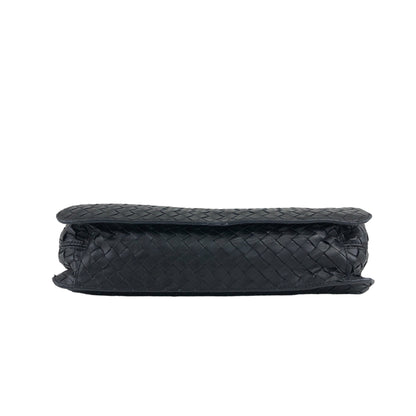 Bottega Veneta Intrecciato Shoulder bag Black Vintage zpcbkf