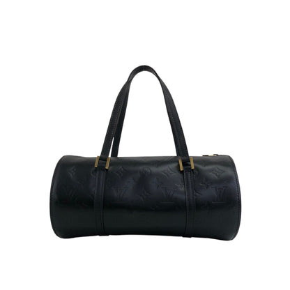 LOUIS VUITTON Handbag Totebag Black Vintage tesgbf