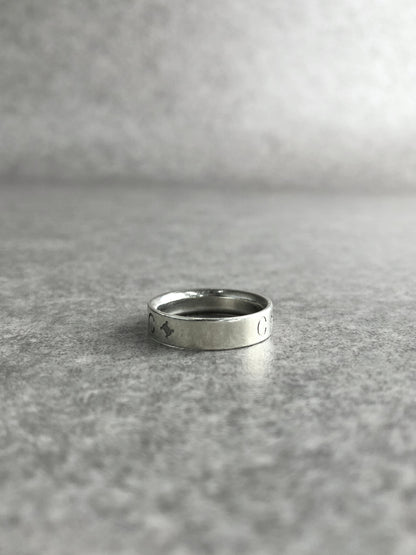 CELINE Triomphe Ring Silver Vintage mxemb2