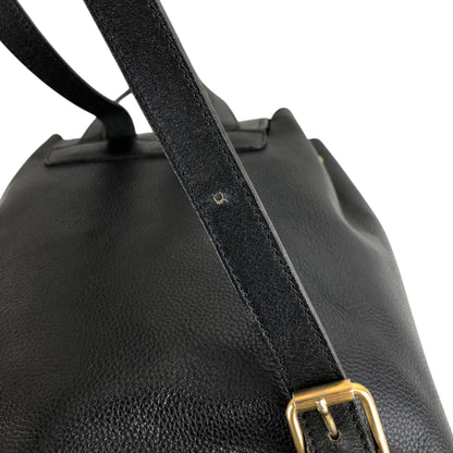 CELINE Toggle Clasp Backpack Black Vintage u7henu