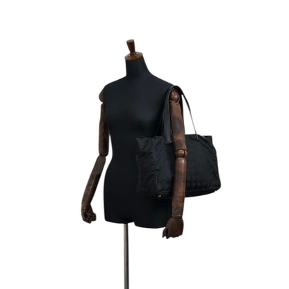 CHANEL New Travel Line Totebag Black Vintage vgc5rp