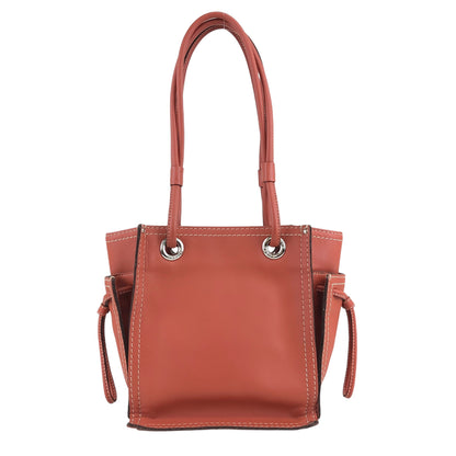 LOEWE Anagram Handbag Red Brown Vintage jcggg5