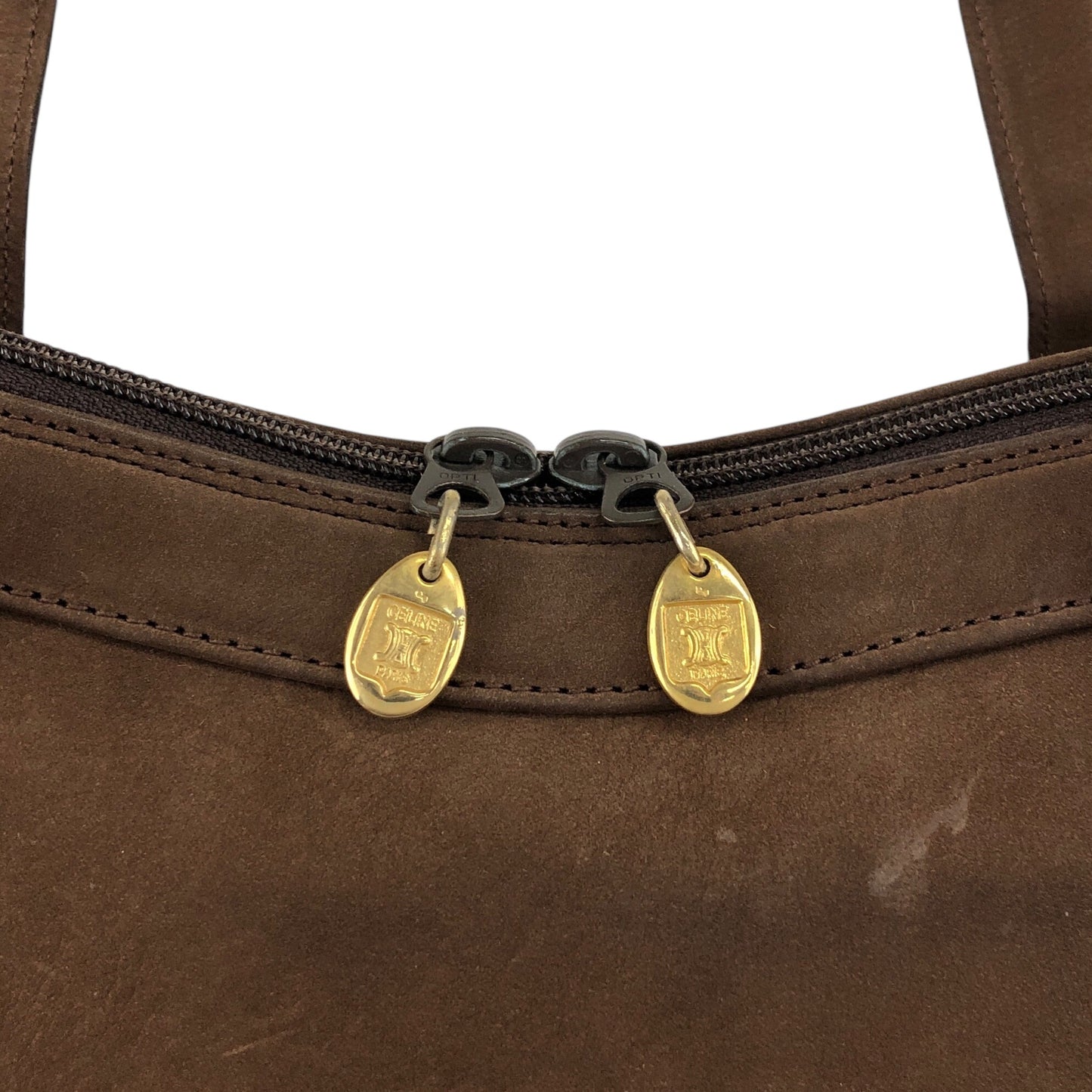 CELINE Blason Totebag Brown Vintage ntekc4