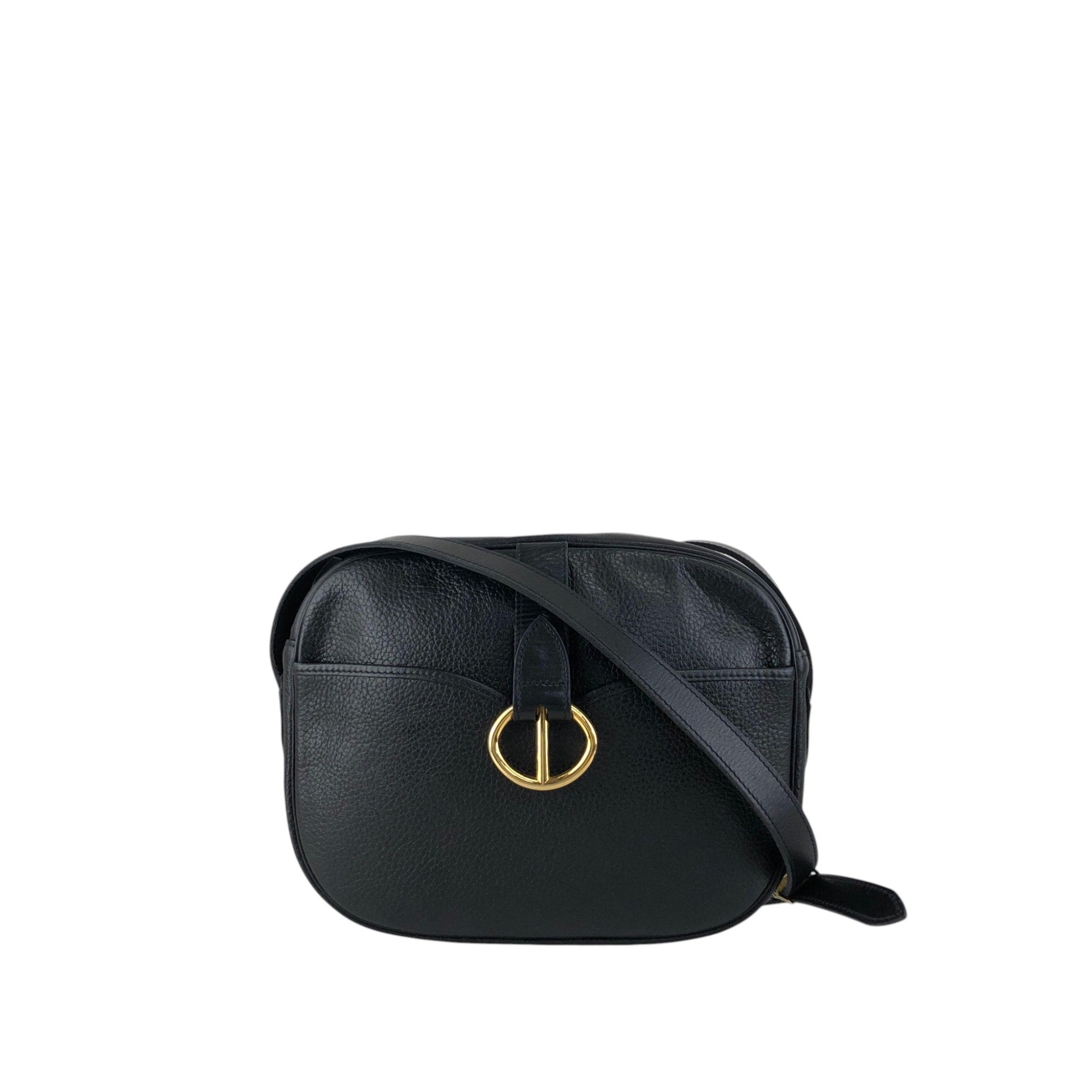Christian Dior CD Logo Shoulder bag Black Vintage utsbka