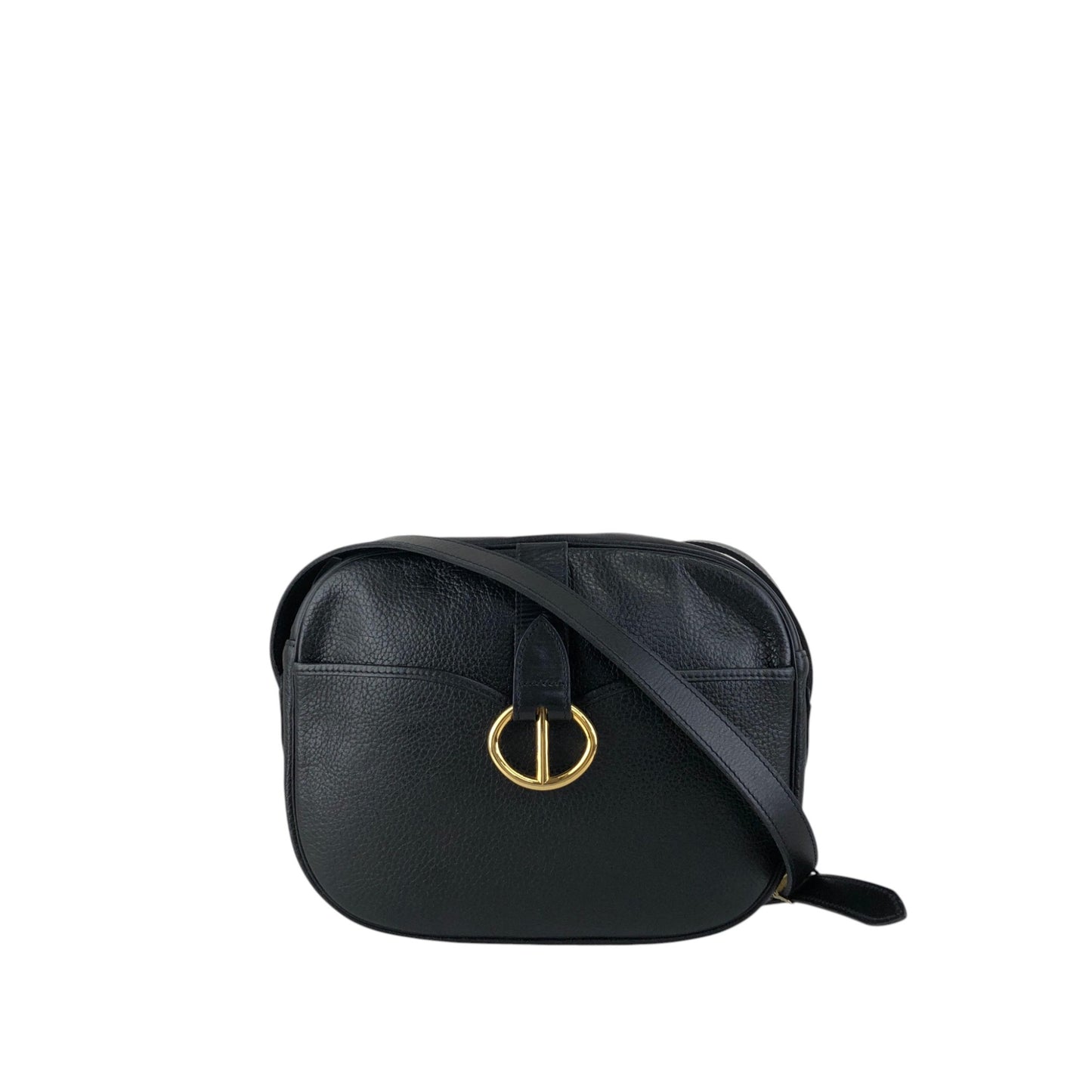 Christian Dior CD Logo Shoulder bag Black Vintage utsbka
