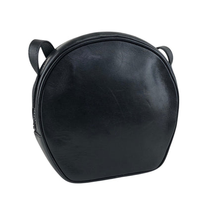 CELINE Gancini Shoulder bag Black Vintage mes4uh
