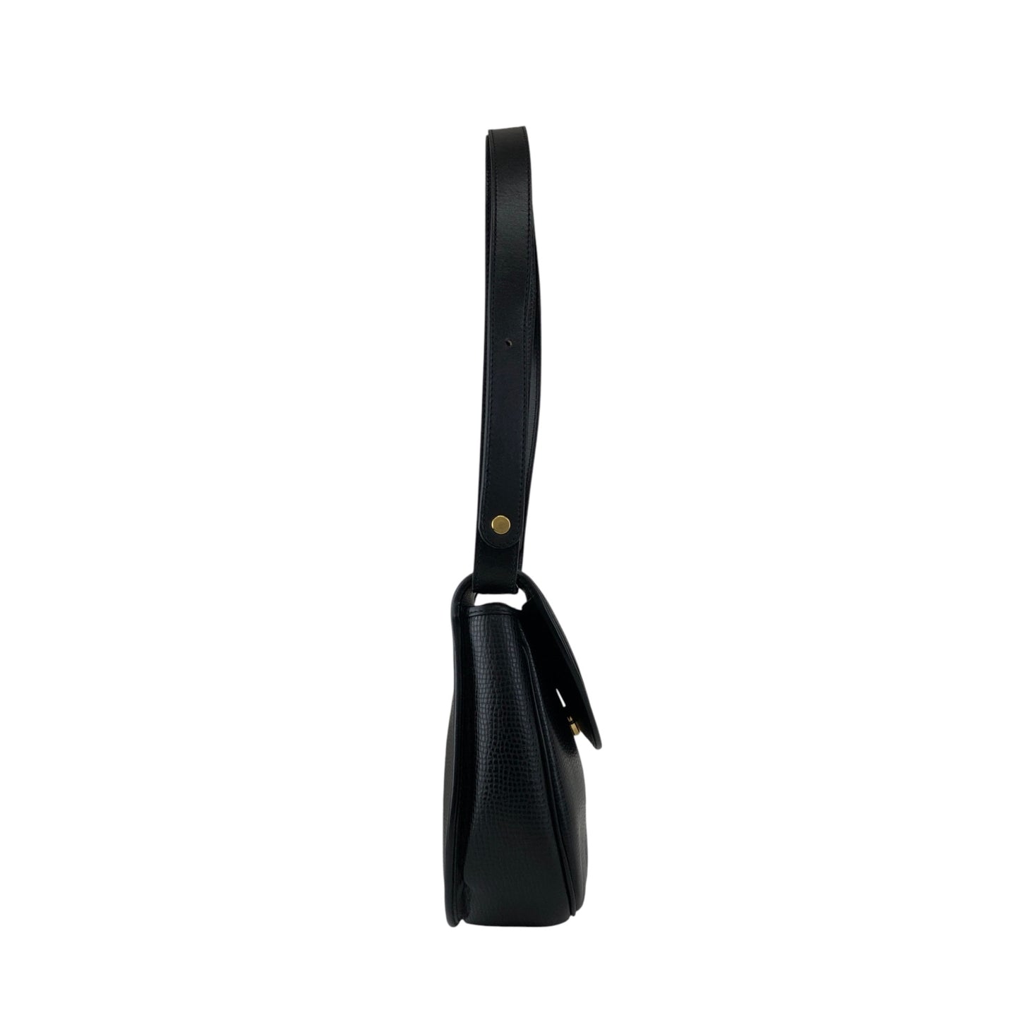 Christian Dior CD Logo Shoulder bag Black Vintage fdkx28