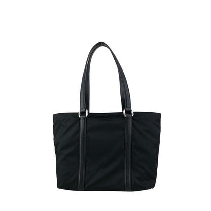 PRADA Tessuto Triangle Logo Totebag Black Vintage tgzvbu