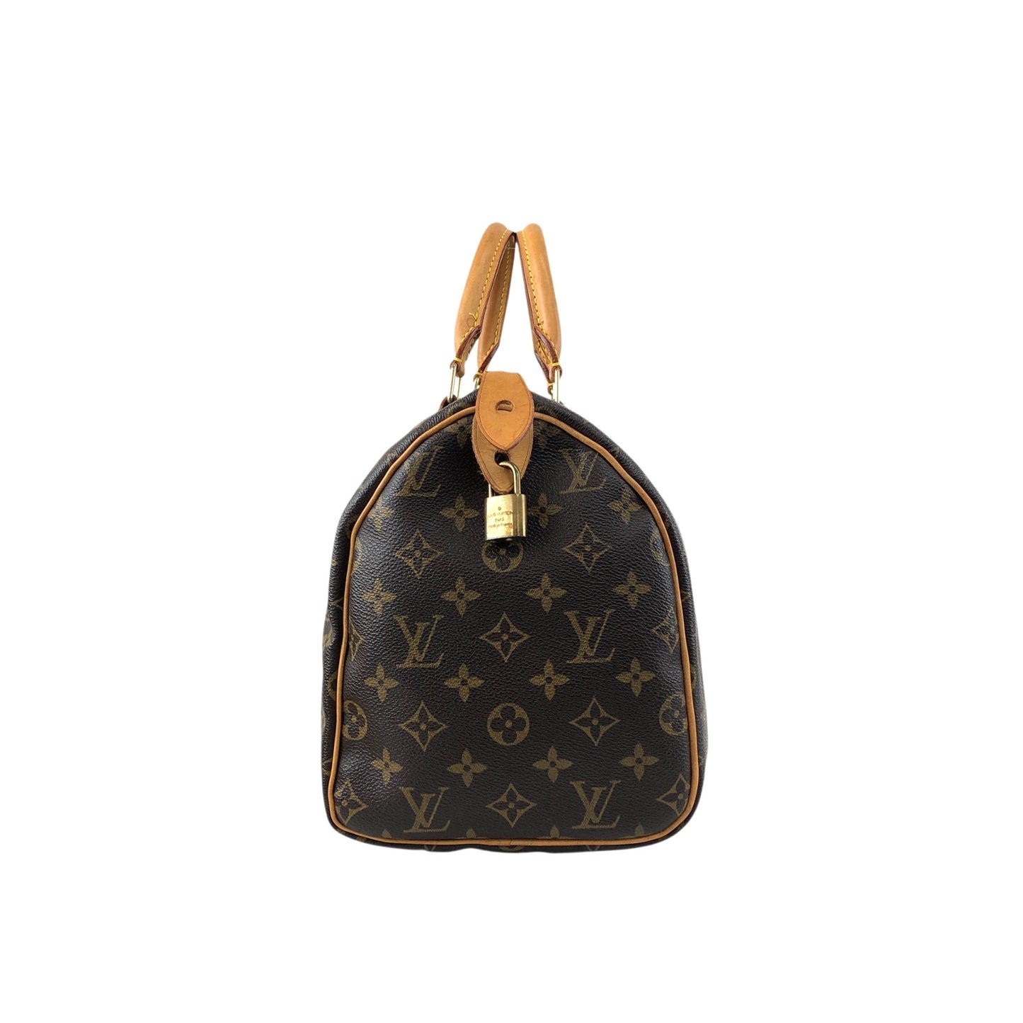 LOUIS VUITTON Monogram Small Boston bag Handbag BrownM41528  Vintage ejs7u6
