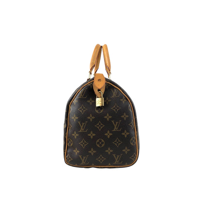 LOUIS VUITTON Monogram Small Boston bag Handbag BrownM41528  Vintage ejs7u6