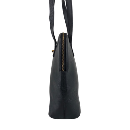CELINE Toggle Clasp Shoulder bag Totebag Black Vintage hvdkxg