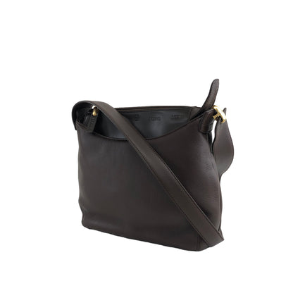 LOEWE Anagram Shoulder bag Brown Vintage i7gcdd