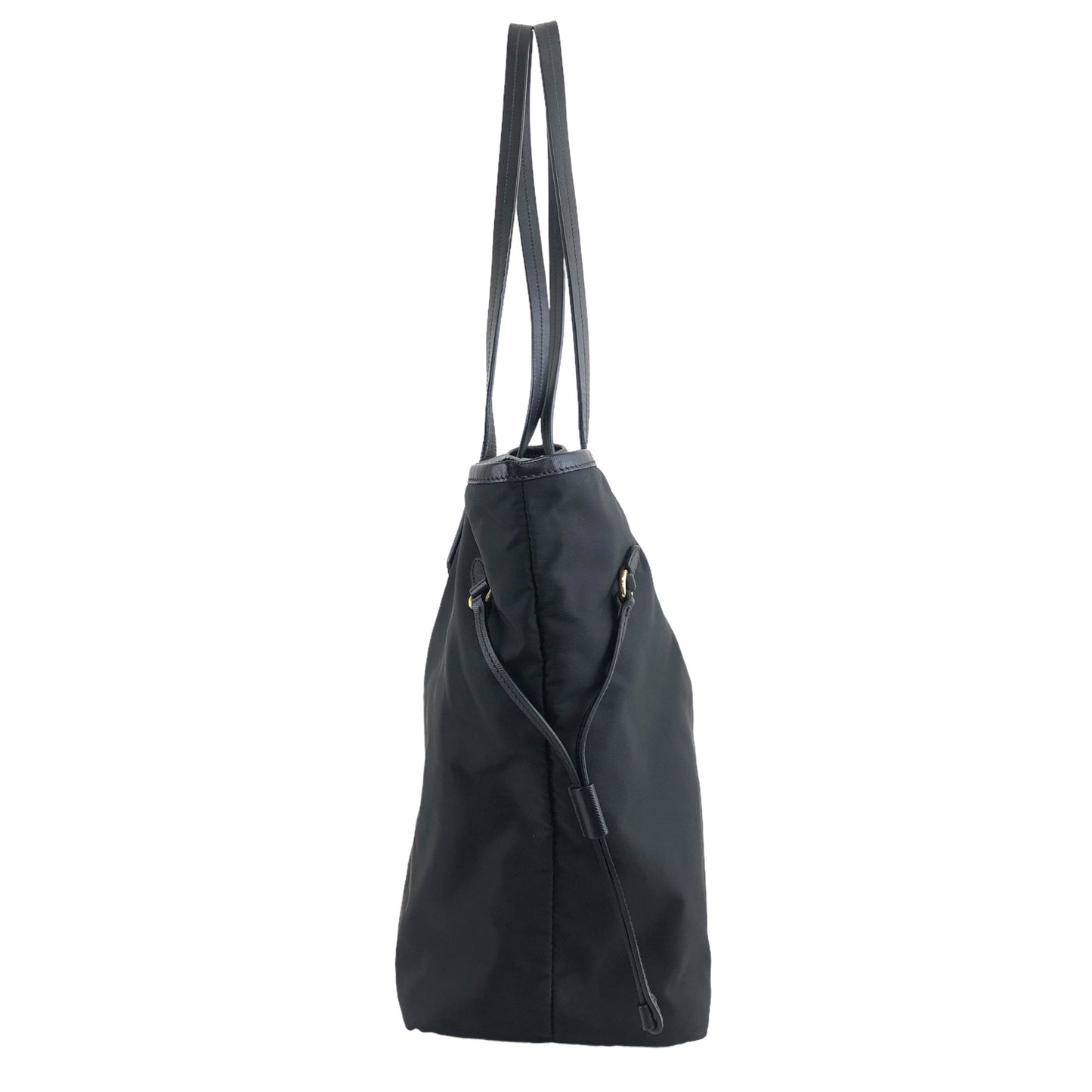 PRADA Logo Totebag Shoulder bag Black Vintage ngpyyd