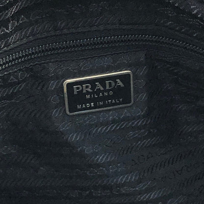 PRADA Triangle Logo Handbag Shoulder bag Black Vintage mirkxe