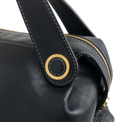 LOEWE Anagram Handbag Black Vintage x7a23e