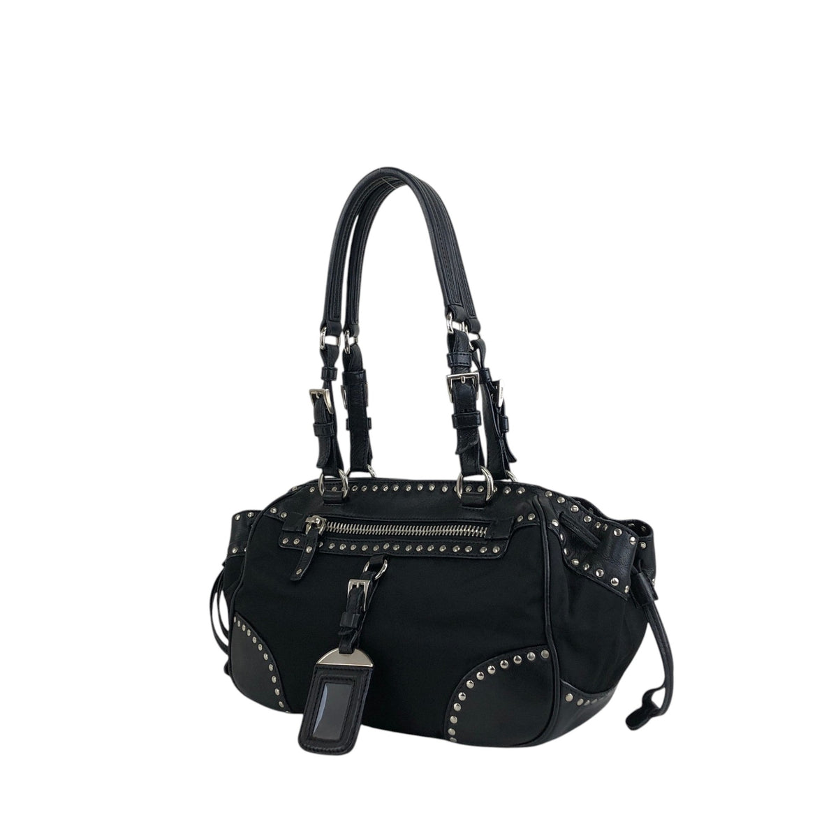 PRADA Totebag Black Vintage dgrztj
