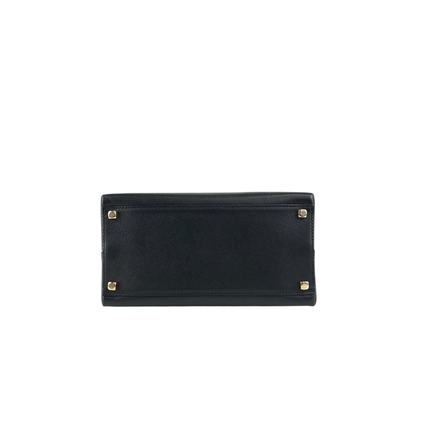 Salvatore Ferragamo Gancini Two-way Handbag Shoulder bag Black Vintage hdmvm4