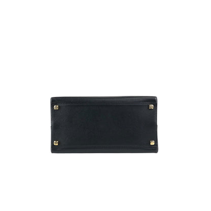 Salvatore Ferragamo Gancini Two-way Handbag Shoulder bag Black Vintage hdmvm4