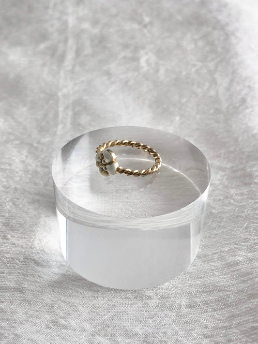 CHANEL Ring Gold Vintage 5xvycp