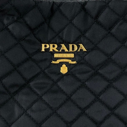 PRADA Logo Totebag Black Vintage 58xguc