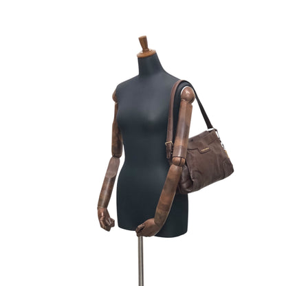 CELINE 馬車圖案肩背包 Hobobag 棕色 復古 icwcbk