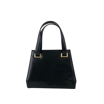 Christian Dior Logo Small Handbag Black Vintage f27cnx