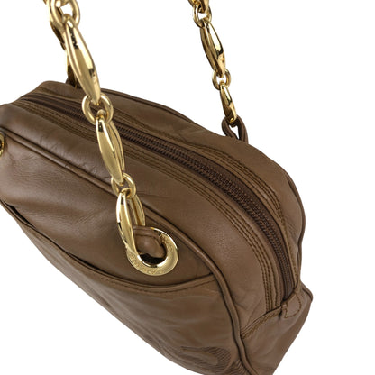 LOEWE Anagram Shoulder bag Brown Vintage 4a627g