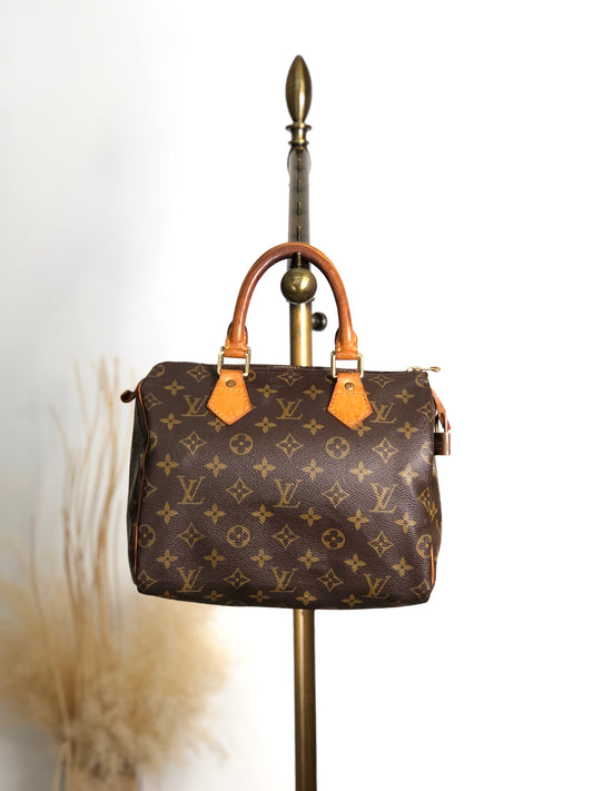 LOUIS VUITTON Monogram Small Boston bag Brown Vintage pg4nya
