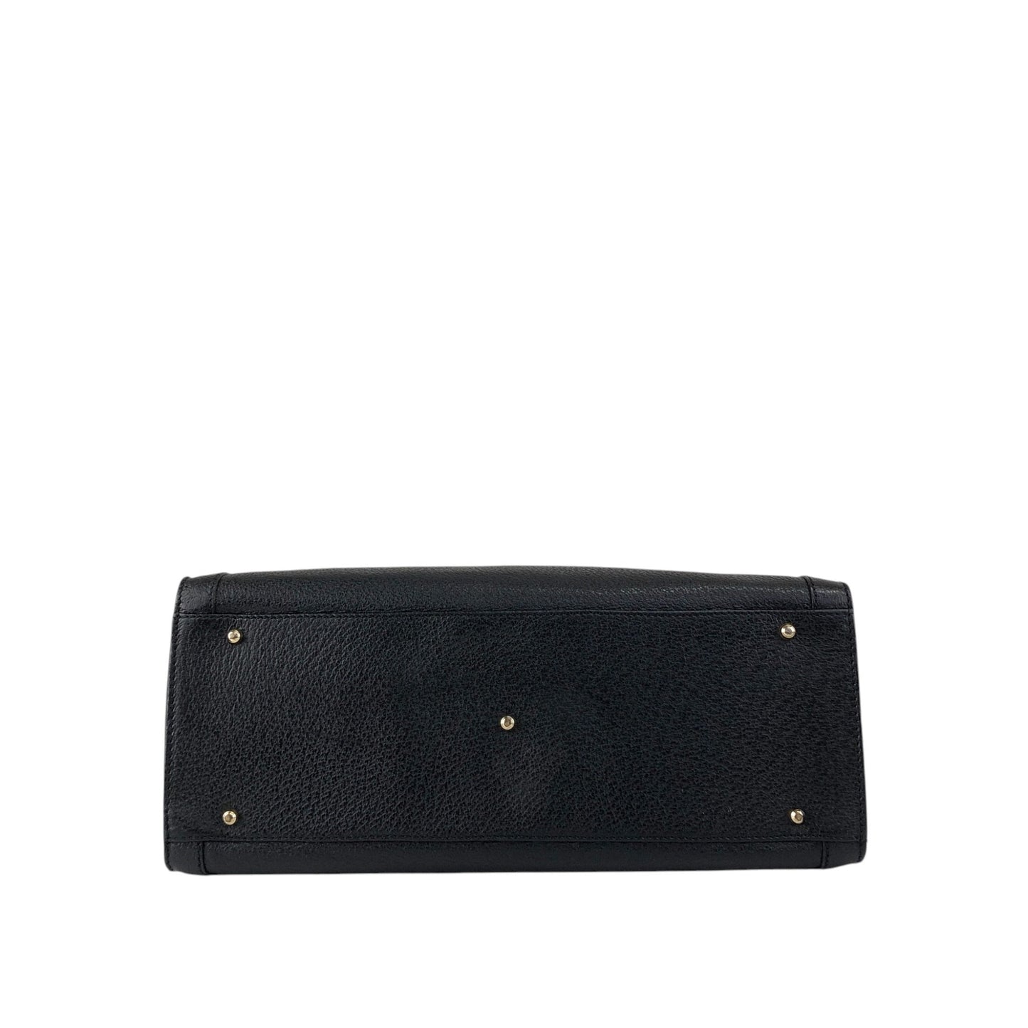 GUCCI Bamboo   Handbag Black 002・1095・0260 Vintage spzj7v