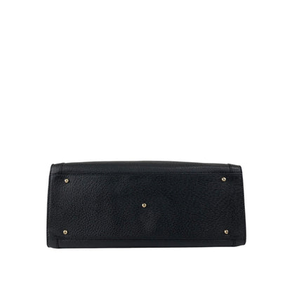 GUCCI Bamboo   Handbag Black 002・1095・0260 Vintage spzj7v