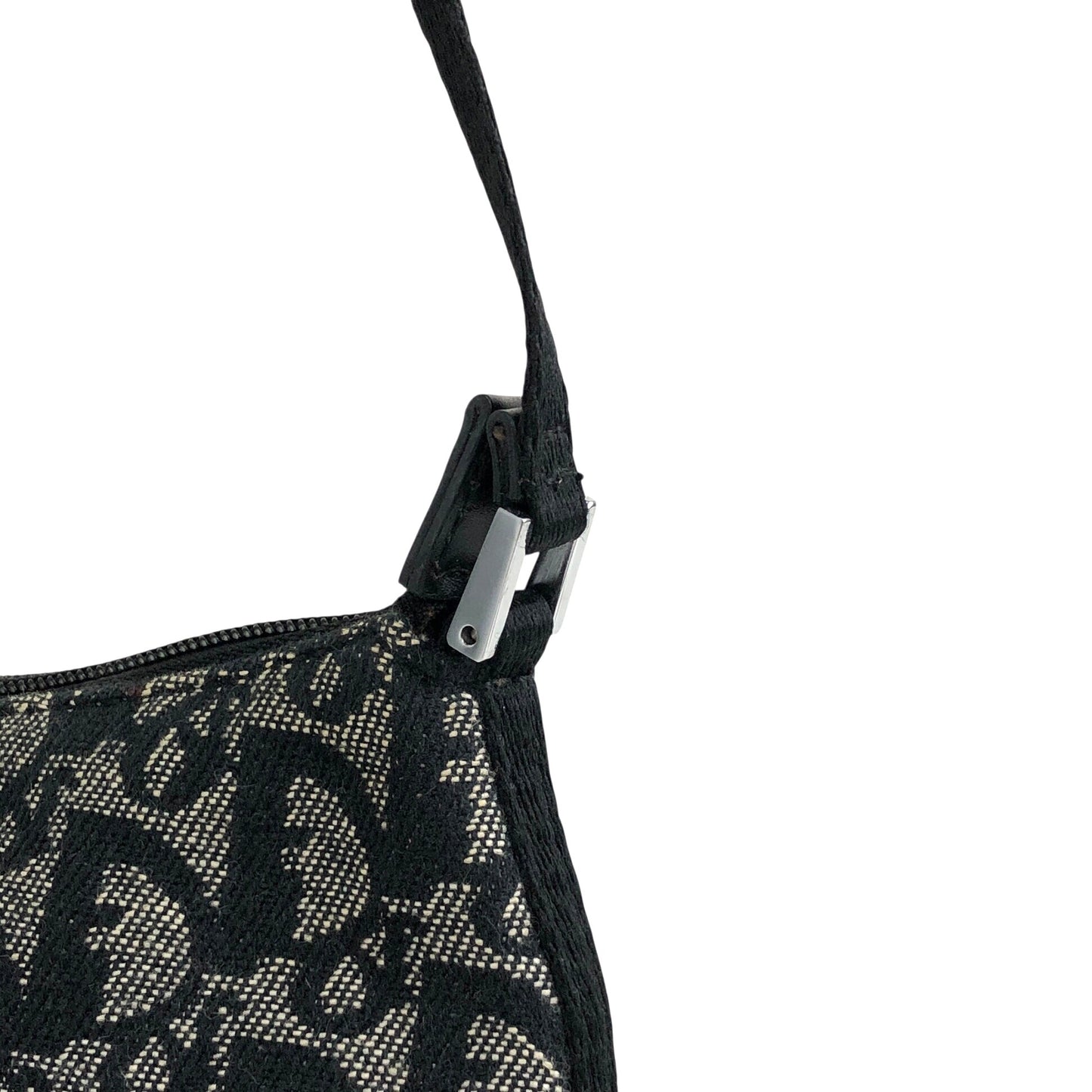 Christian Dior Trotter Shoulder bag Black Vintage vw744d