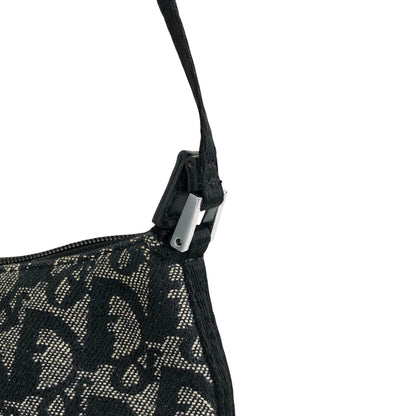 Christian Dior Trotter Shoulder bag Black Vintage vw744d