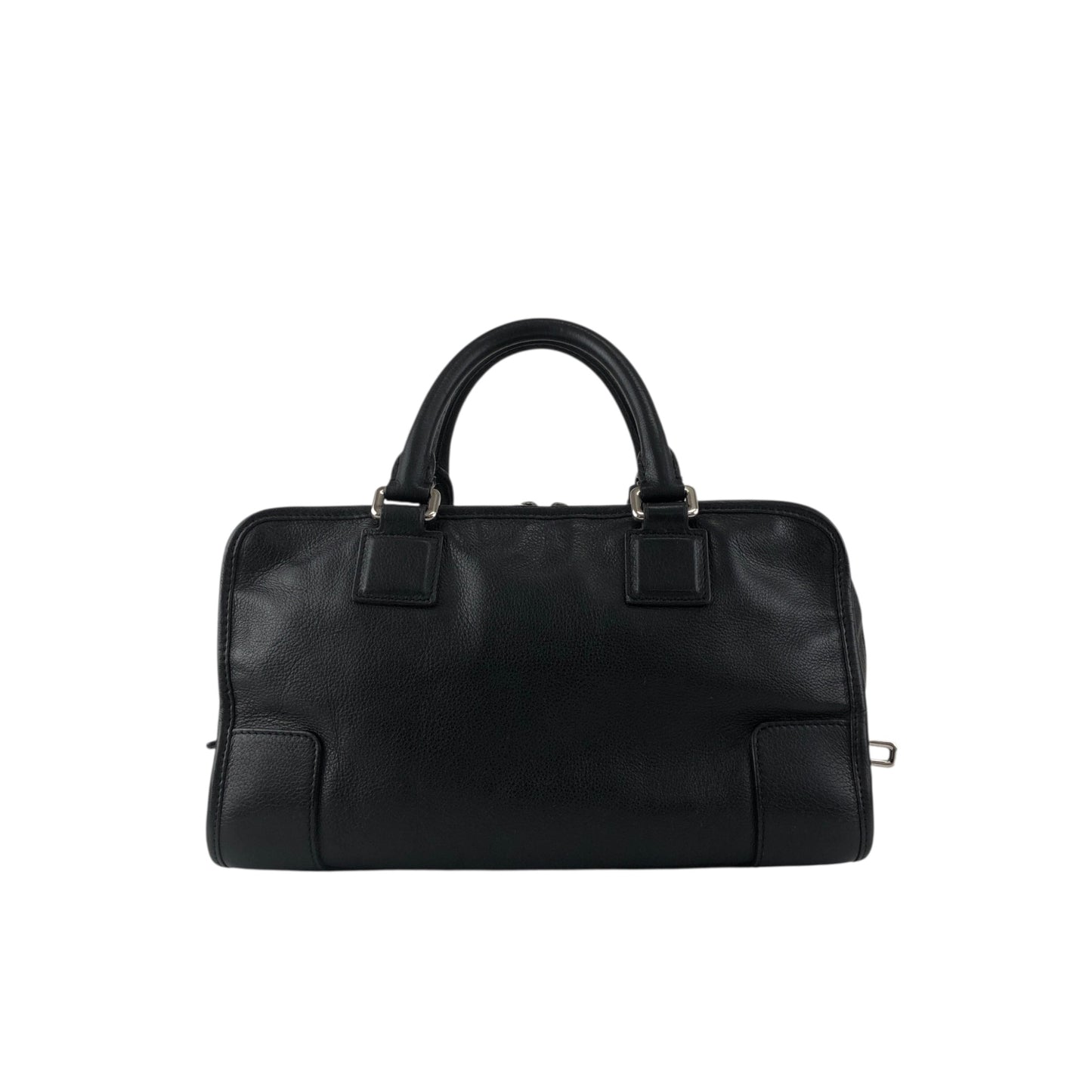 LOEWE Amazona28 Anagram Small Boston bag Handbag Black Vintage pi6ivk