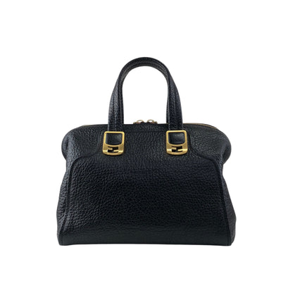 FENDI Two-way Handbag Shoulder bag Black 8BL114-HXF Vintage 66eazz